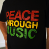 Organic Men's Peace Through Music T-Shirt
