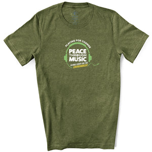 PTM Global Event For The Environment T-Shirt | Heather Olive