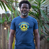 Peace Symbol Navy T-Shirt | unisex